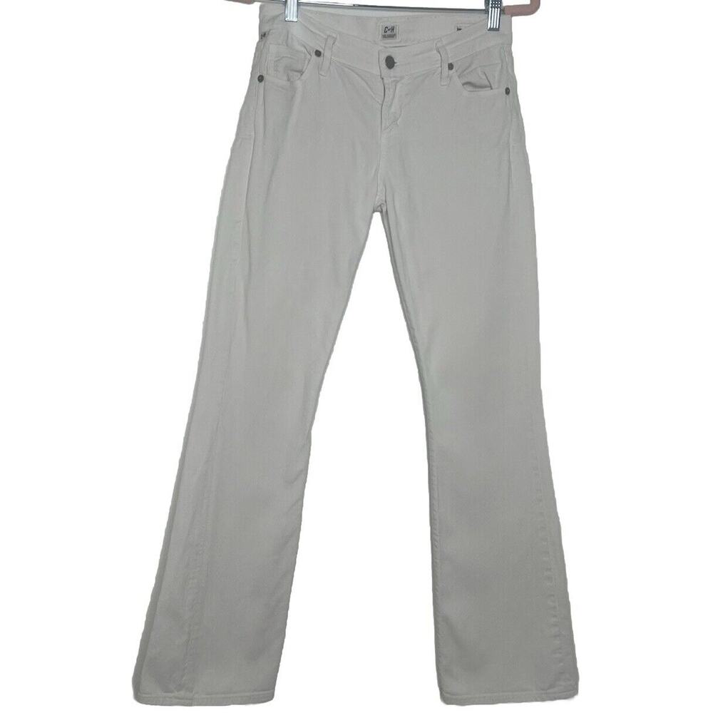 Citizen of Humanity Jeans Low-Rise Bootcut PetiteWhite Denim‎ Sz 26 / 31” Inseam